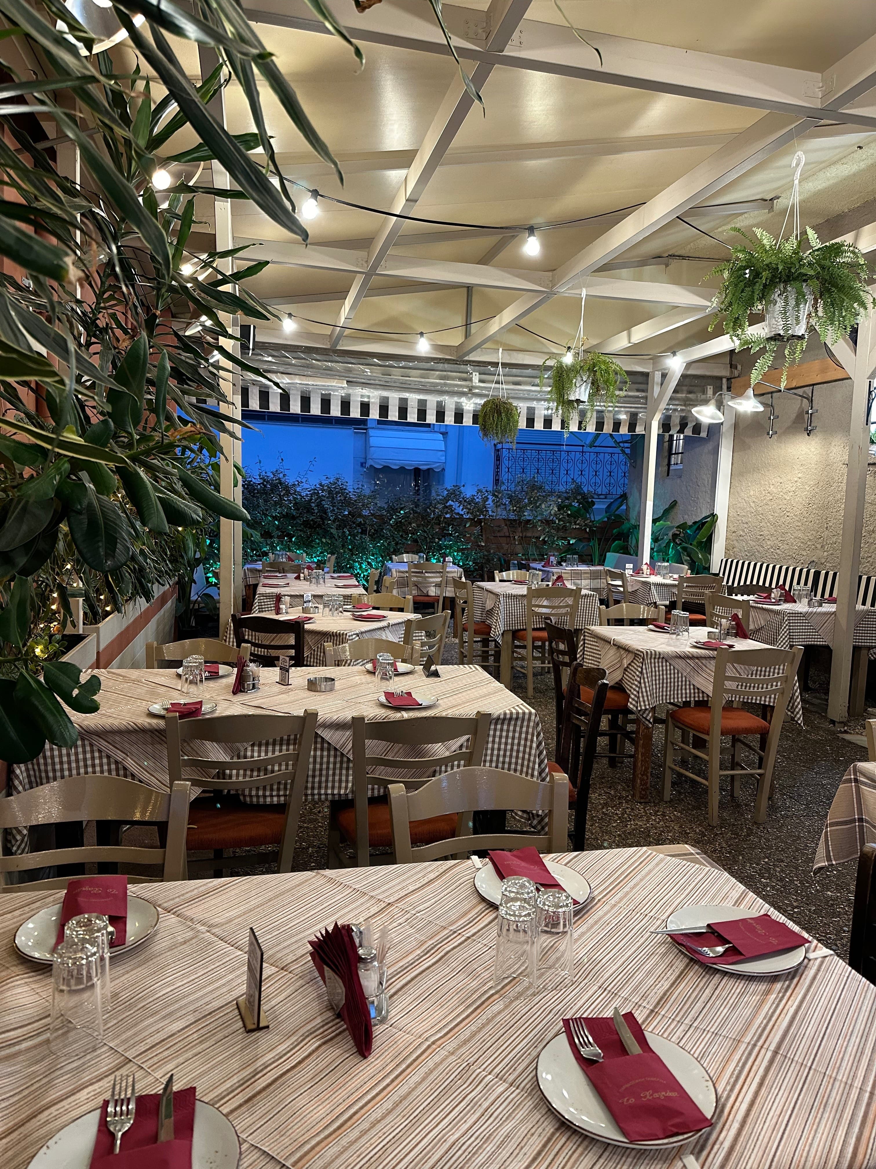 Courtyard with plants